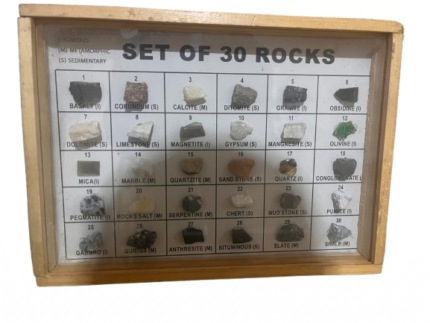 Set of Rocks and minerals