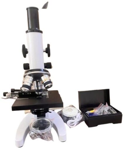 EYE PIECE :10x-16 x objective piece : 100 x-40x-10x light source mirror wooden box warranty 2 year